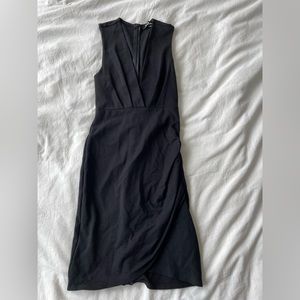 Black Lulus V Neck Dress
